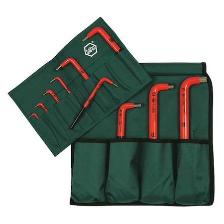 Wiha 10 Piece Metric L-Shape Hex Key Set, 13693 13693