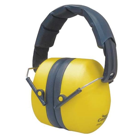 Condor Condor Over-the-Head Ear Muffs, 26 dB NRR, Passive, General Purpose, Yellow 26X627