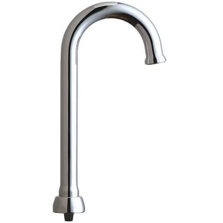 Chicago Faucet Gooseneck Spout, Brass GN1FCJKABCP