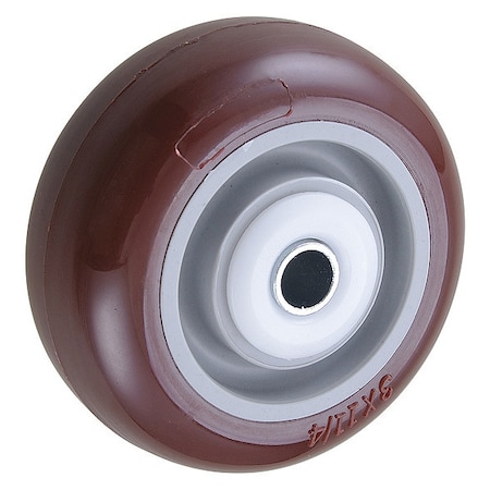 Zoro Select Caster Wheel, 3/8 in. Bore Dia., 210 lb. 26Y385