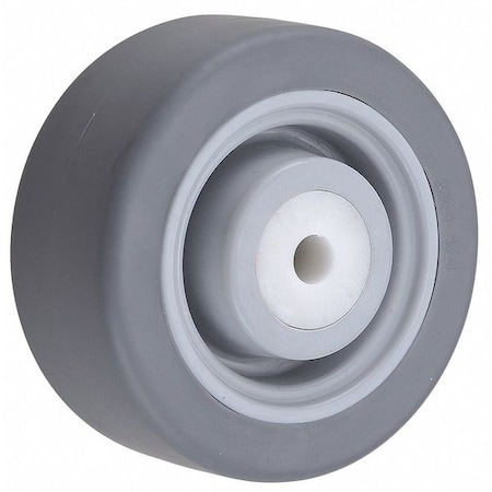 Zoro Select Caster Wheel, TPR, 3 in., 210 lb. 26Y394