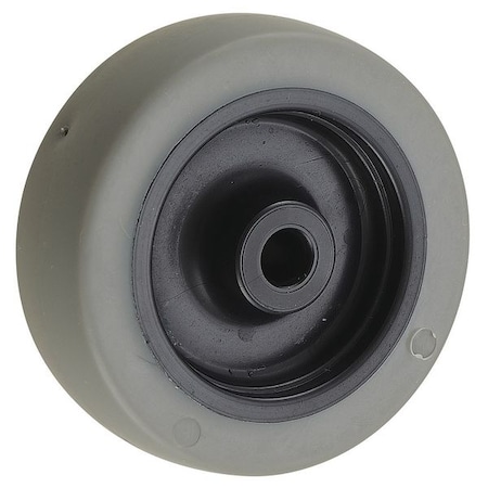 Zoro Select Caster Wheel, TPR, 3 in., 125 lb. 26Y330 | Zoro