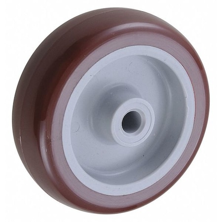 Zoro Select Caster Wheel, Polyurethane, 3 in., 125 lb