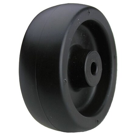 Zoro Select Polyolefin Tread Wheel, 4", 300 lb. IB0414106