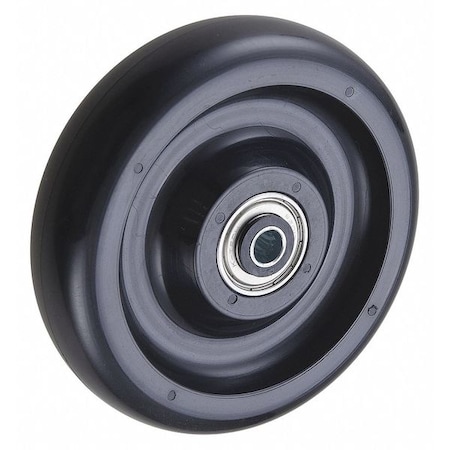Zoro Select Caster Wheel, Polyolefin, 5 in., 250 lb. 26Y369