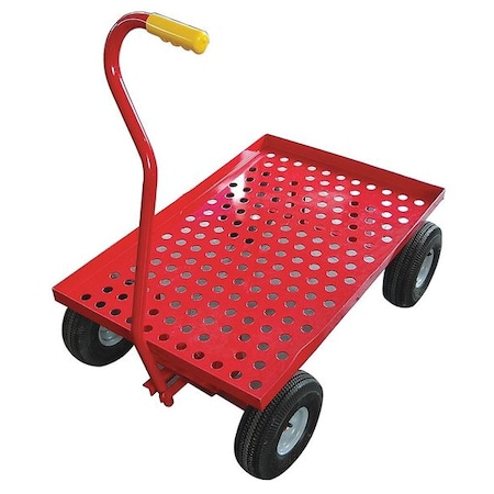 Zoro Select Wagon Truck, Perf Deck, 24x36, Cap 1000 Lb 26Y490
