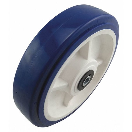 Zoro Select Caster Wheel, Polyurethane, 8 in., 900 lb. 26Y437