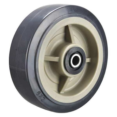 Zoro Select Caster Wheel, 6 in., 900 lb., White Core P-UP-060X020/050R
