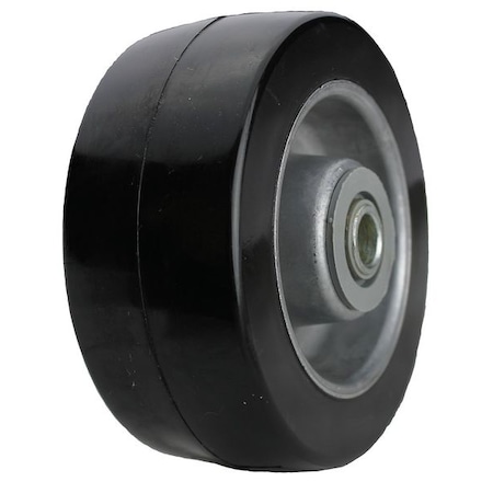 Zoro Select 6" X 2" Non-Marking Rubber Mold On Wheel Loads Up To 550 lb MD0620112