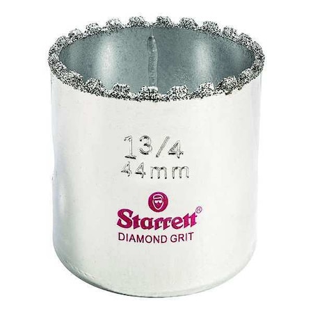 Starrett 13/4" Diamond Grit Hole Saw KD0134-N
