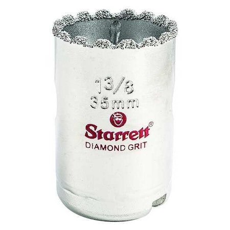 Starrett 13/8" Diamond Grit Hole Saw KD0138-N