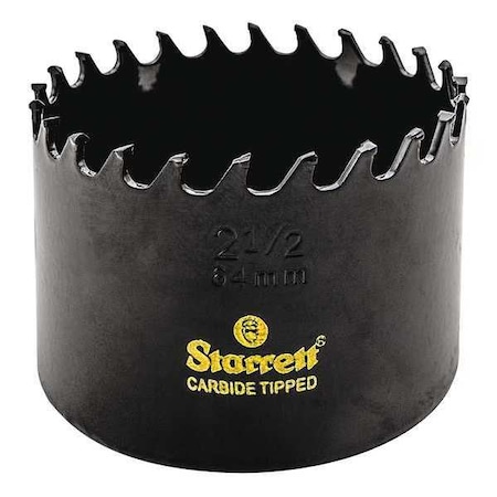 Starrett 2-1/2" Carbide Tipped Hole Saw CT212