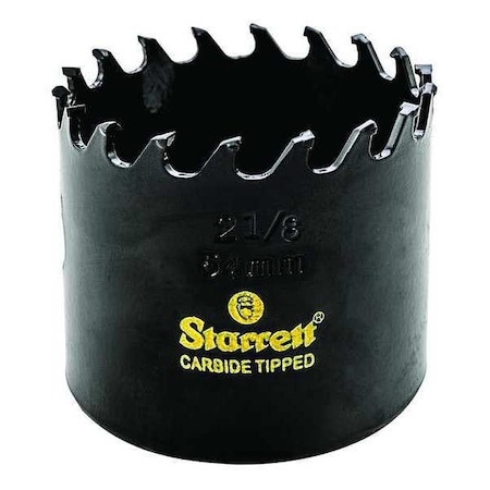 Starrett 2-1/8" Carbide Tipped Hole Saw CT218
