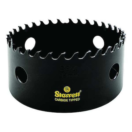 Starrett 3-3/4" Carbide Tipped Hole Saw CT334