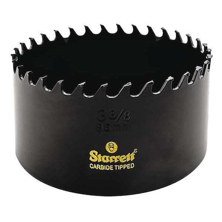 Starrett 3-3/8" Carbide Tipped Hole Saw CT338