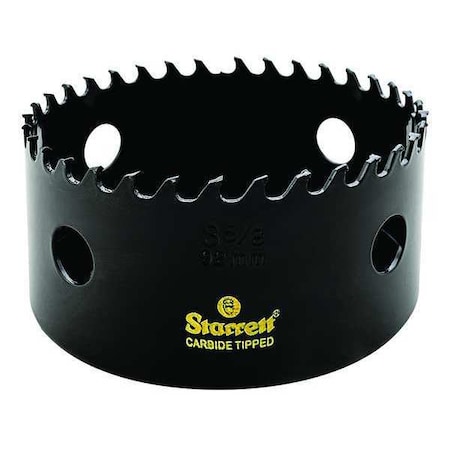 Starrett 3-5/8" Carbide Tipped Hole Saw CT358