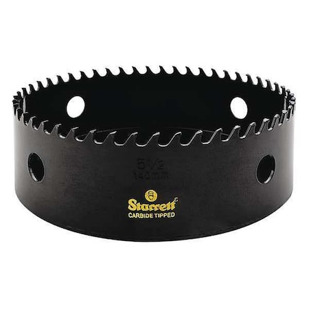 Starrett 5-1/2" Carbide Tipped Hole Saw CT512