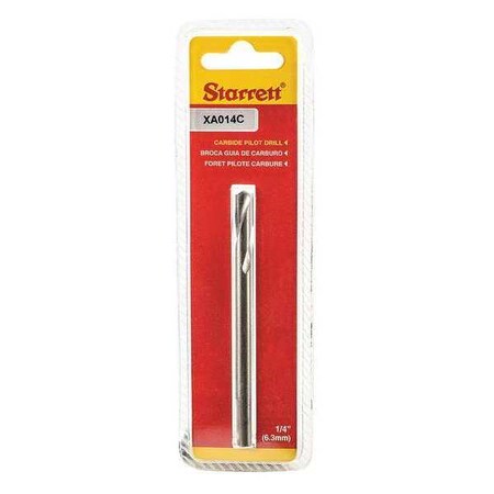 Starrett Hole Saw Arbor w/ Carbide Pilot Drill, Starrett KXA014C-N Hole Saw Arbor Pilot Drill Solid Carbide. Standard carbide tipped replacement pilot drill. KXA014C