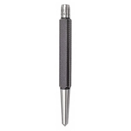 Starrett Center Punch, 1/4 in, 5 in, 1/4 in 264G