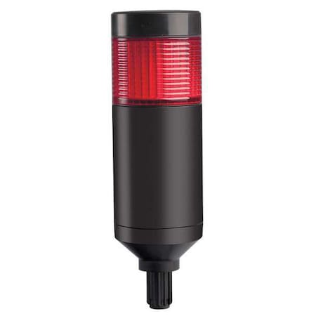 Tower Light Assembly, Red, 24V AC/DC, 80 FPM, 56 mm Dia., Support Tube