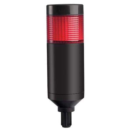 Tower Light Assembly, Red, 90 to 240V AC, 80 FPM, 56 mm Dia., Support Tube