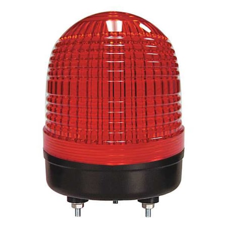 Dayton Warning Light, Red, LED, Stud 26ZT55