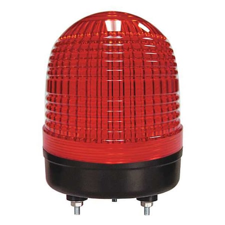 Dayton Warning Light, Red, LED, Stud 26ZT65