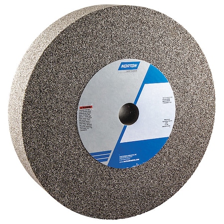 Norton Abrasives Grinding Wheel, 14 in. Dia, AO, 24 G, Brown 66253319976