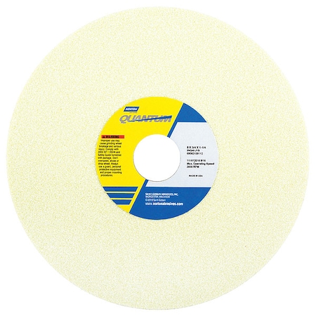Norton Abrasives Grinding Wheel, 8 in. Dia, CA, 46 G, PK10 69083159112