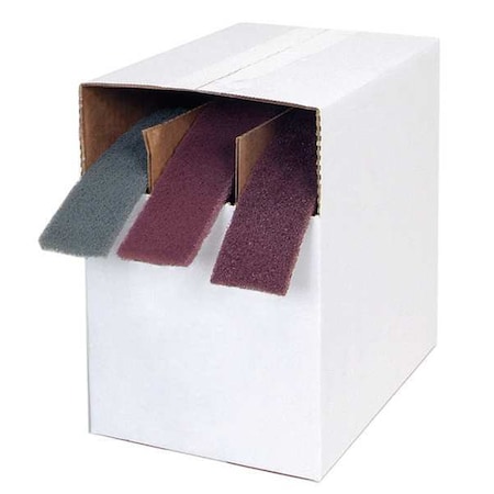 Norton Abrasives Abrasive Roll, 15 ft., AO/SC, Maroon 66261008108