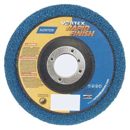 Norton Abrasives Non-Woven Depressed Center Disc, Type 27, 4