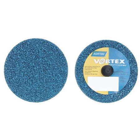 Norton Abrasives Quick Change Unified Wheel, 2 in Dia, 1/4 in W, TR Arbor Hole 66254433510