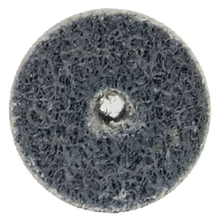 Norton Abrasives Unitized Wheel, 1 in Dia, 1 in W, 3/16 in Arbor Hole 66261014883