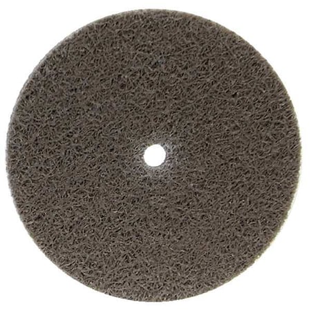 Norton Abrasives Unitized Wheel, 3 in Dia, 1/4 in W, 1/4 in Arbor Hole 66261014930