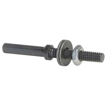 Norton Abrasives Mandrel Assembly, 2 in. L x 1/4 in. 66261015146