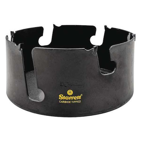 Starrett 5-1/2" Tungsten Carbide Tipped Hole Saw, Multi-Purpose MPH0512