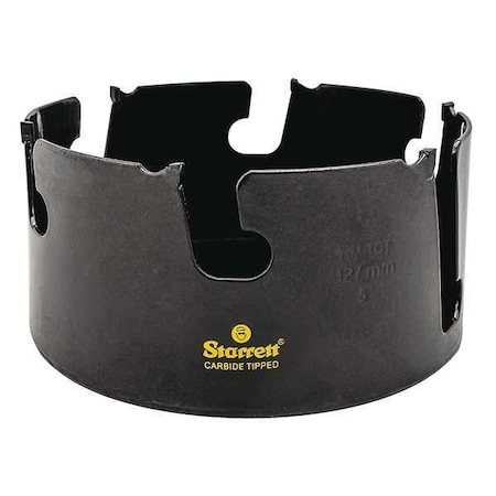 Starrett 5" Tungsten Carbide Tipped Hole Saw, Multi-Purpose MPH0500