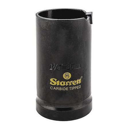 Starrett 1-3/8" Tungsten Carbide Tipped Hole Saw, Multi-Purpose MPH0138