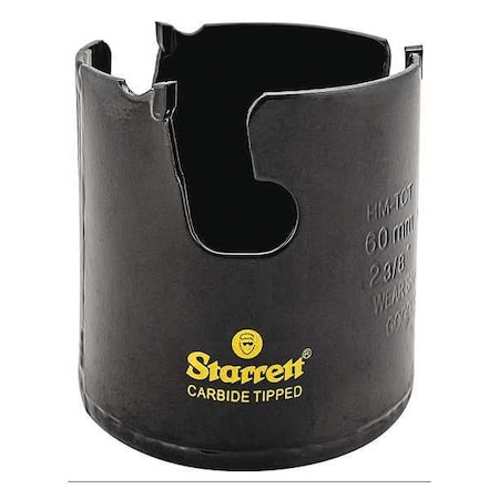 Starrett 2-3/8" Tungsten Carbide Tipped Hole Saw, Multi-Purpose MPH0238