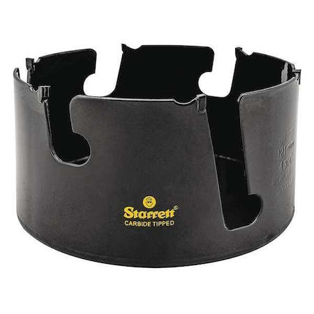 Starrett 4-3/4" Tungsten Carbide Tipped Hole Saw, Multi-Purpose MPH0434