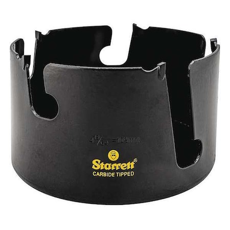 Starrett 4-5/16" Tungsten Carbide Tipped Hole Saw, Multi-Purpose MPH0456