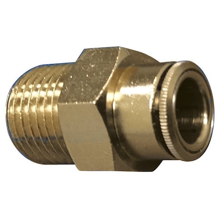 Weatherhead Threaded Tube Fitting, Brass 1168X4X4