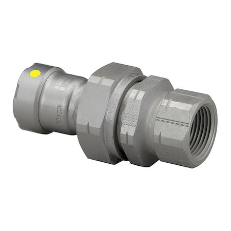 Viega Union, Carbon Steel, P:2, Fpt:2, Basic Pipe Fitting Material: Metal 25676