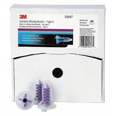 3M DynamicMixingNozzlesAdhesive/Seale, PK300 55847