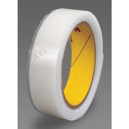 3M Reclosable Fastener, Acrylic Adhesive, 50 yds, 1" W, White, 3 PK SJ3572