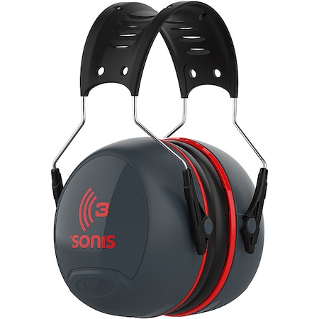 Pip Sonis 3 Passive Earmuff, 31 dB NRR, Rigid 262-AEB040-HB