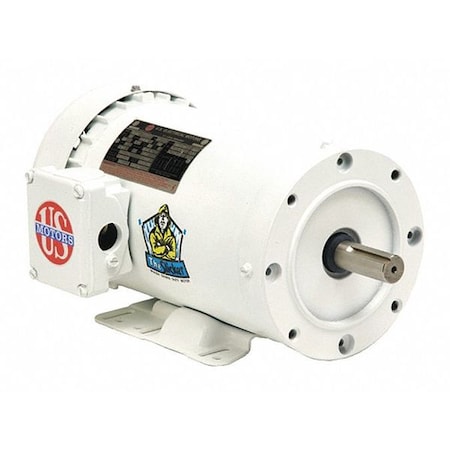 U.S. MOTORS Motor, 1PH, 3/4HP, 1800,115/208-230V, C-face WD34C2JCR