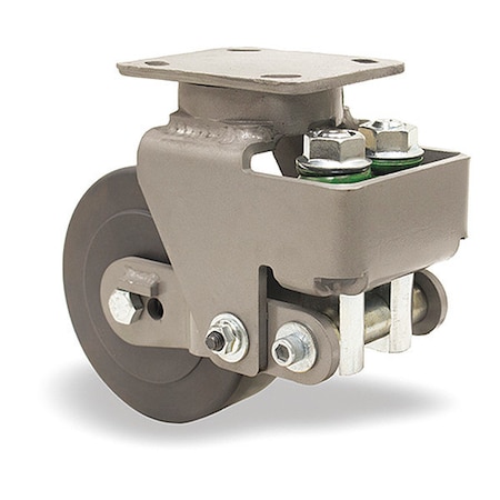 Hamilton Aerospace Spring Loaded Workhorse Swivel Caster, 6" x 2" Nylast Wheel Spring 2 S-AEZFWH-6NYB-2