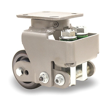 Hamilton Aerospace Spring Loaded Workhorse Swivel Caster, 4" x 2" Duralast-XC Polyurethane on Cast Iron Wheel S-AEZFWH-4DB70-1