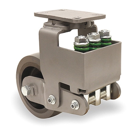 Hamilton Aerospace Spring Loaded Forge Master Swivel Caster, 12" x 3" DuraGlide Wheel (95A) S-AEZFFM-12GB95